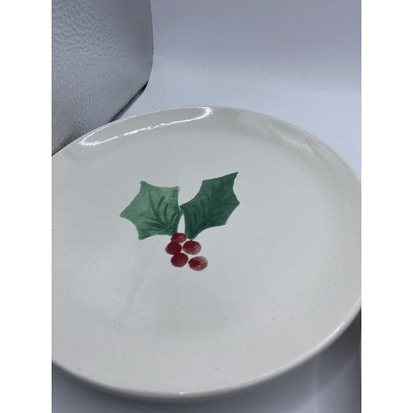 Dining Hobby Lobby X Dolly Parton Ceramic Holiday Plates Holly Red Berries 7 Inches Poshmark
